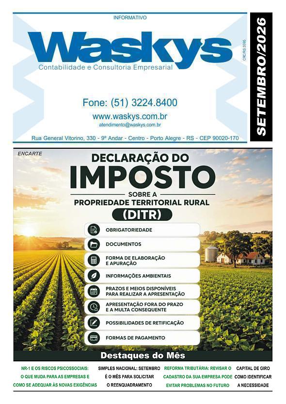 Boletim Setembro 2026